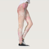 Papierflügel und Rose Leggings (Rechts)