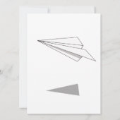Papierflugzeug (Rückseite)