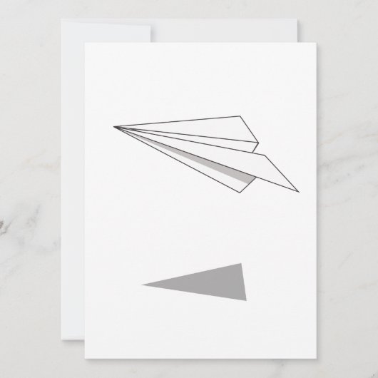 Papierflugzeug (Vorderseite)