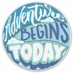 Papierflugzeug   Adventure fängt mit Custom Cuttin Aufkleber