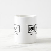 Papierflugzeug-Enthusiast Kaffeetasse (Mittel)