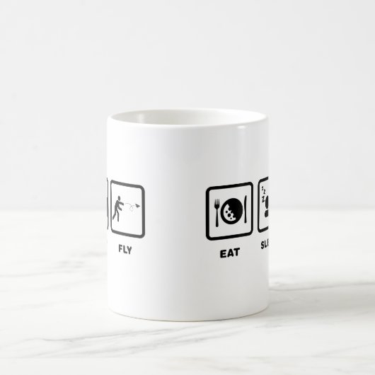 Papierflugzeug-Enthusiast Kaffeetasse (Mittel)