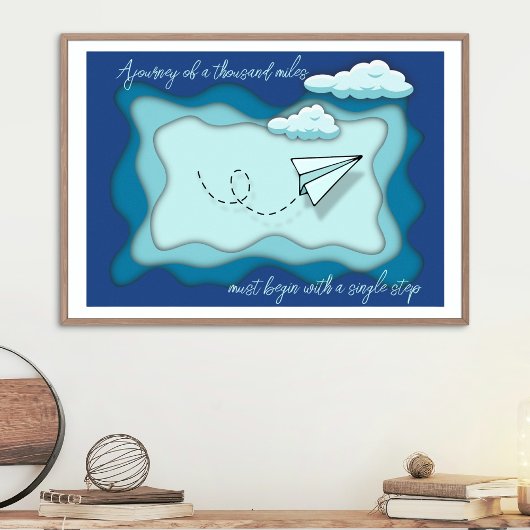 Papierflugzeug | Fahrt mit dem Single Poster