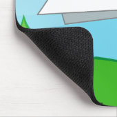 Papierflugzeug Mousepad (Ecke)