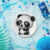 PapierFlugzeug. Panda Pappteller (Party)