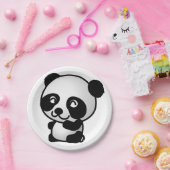 PapierFlugzeug. Panda Pappteller (Party)