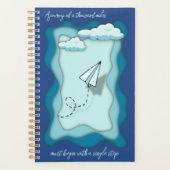 Papierflugzeug | Reise, Abenteuer, Reisen Planer (Vorderseite)