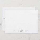 Papierflugzeug Save the Date (Rückseite)