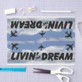 Papierflugzeug Seidenpapier (Handwerk)