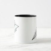 PapierFlugzeug Tasse (Zentrum)
