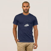 Papierflugzeug WEISS T-Shirt (Vorne ganz)