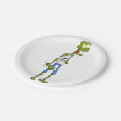 PapierFlugzeug. Zombie Pappteller (Schrägansicht)
