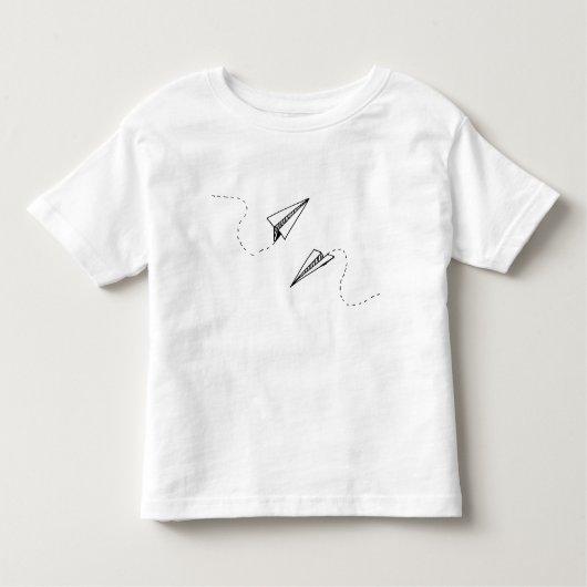 PapierFlugzeuge Flugzeugt-shirt Kleinkind T-shirt (Vorderseite)