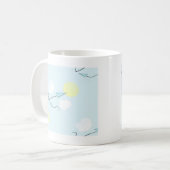 Papierflugzeuge Kaffeetasse (Vorderseite Links)