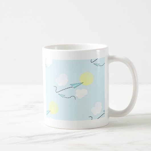 Papierflugzeuge Kaffeetasse (Rechts)