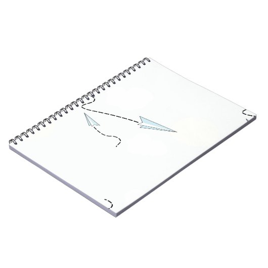 Papierflugzeuge Notizblock (Linke Seite)