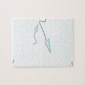 Papierflugzeuge Puzzle (Horizontal)