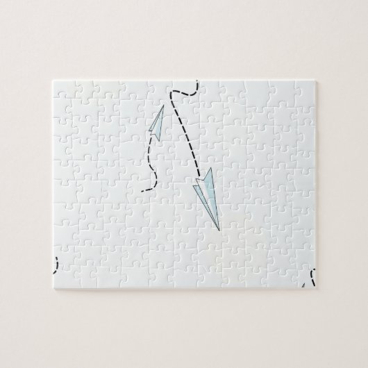 Papierflugzeuge Puzzle (Horizontal)