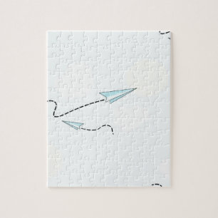 Papierflugzeuge Puzzle