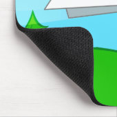 Papierflugzeugmousepad Mousepad (Ecke)