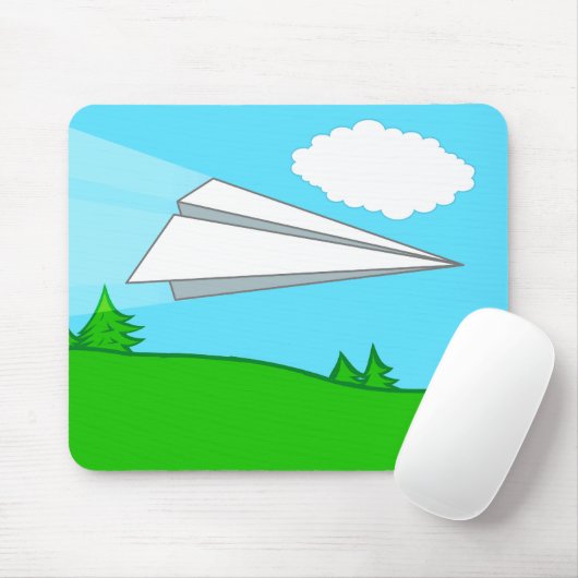 Papierflugzeugmousepad Mousepad (Mit Mouse)