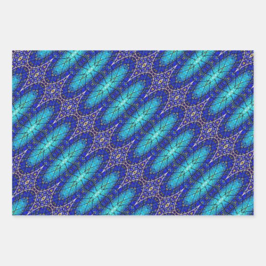 Papierfolien aus festem Glas Geschenkpapier Set (Vorderseite)