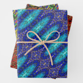 Papierfolien aus festem Glas Geschenkpapier Set (Beispiel)