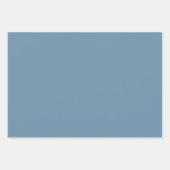 Papierfolien für dunkelblaue Solid-Farbe Geschenkpapier Set (Vorderseite 3)