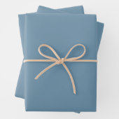 Papierfolien für dunkelblaue Solid-Farbe Geschenkpapier Set (Beispiel)