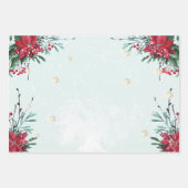 Papierfolien für dunkles Grün und Gold Geschenkpapier Set (Vorderseite 2)