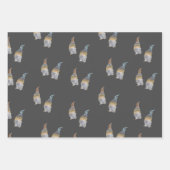 Papierfolien für Gnomen - Set von 3 Geschenkpapier Set (Vorderseite)