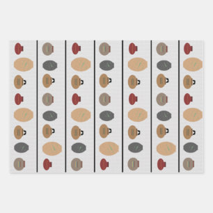 Papierfolien für Ziegel Geschenkpapier Set