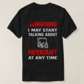 Papierfräsen für Red Warcraft T-Shirt (Design vorne)