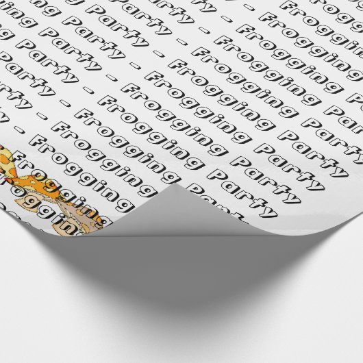 Papierfräsen Party Mushroom Geschenkpapier (Ecke)