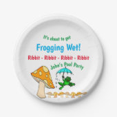 Papierfräsen, Teller, Teller aus Ribbit-Mushroom (Vorderseite)