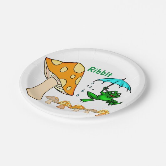 Papierfräsen, Teller, Teller für Ribbit-Froschfräs (Schrägansicht)