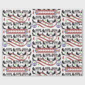 Papierfrauen Geschenkpapier (Flach)