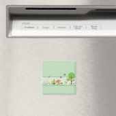 Papierfrühling Magnet (In Situ (Geschirrspüler))