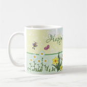 Papierfrühling Ostern  Kaffeetasse (Links)