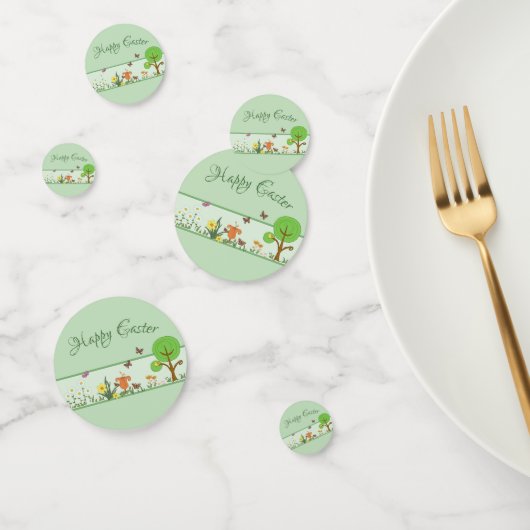 Papierfrühling Ostern Konfetti (Gruppe)