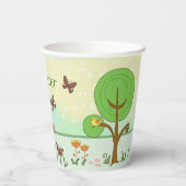 Papierfrühling Ostern  Pappbecher (Rückseite)