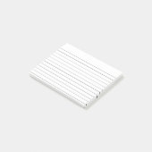 Papierführungen in den Notepad Post-it Klebezettel (angewinkelt)