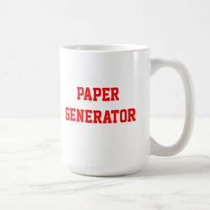 Papiergenerator-Tasse Kaffeetasse