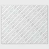 Papiergeschenk. Patition Geschenkpapier (Flach)