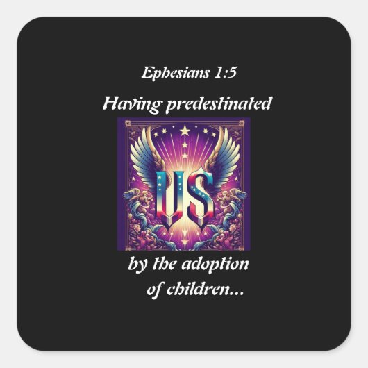 Papiergewicht Quadratischer Aufkleber (Vorderseite)