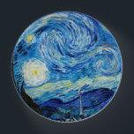 PAPIERGEWICHT: VINCENT VAN GOGH: "STARRY NIGHT"  BRIEFBESCHWERER<br><div class="desc">VINCENT VAN GOGH: KUNST: GLASPAPIERGEWICHT MIT "STARRY NIGHT"</div>
