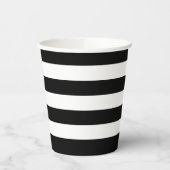 Papiergruppen aus schwarz und weiß gestrichenem Pa Pappbecher (Links)