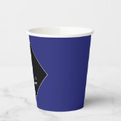 Papiergruppen der personalisierten Graduierungspar Pappbecher (Links)