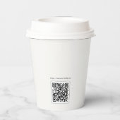 Papiergruppen für benutzerdefinierte, moderne Unte Pappbecher (Rückseite)