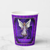 Papiergruppen für lila Soul Pappbecher (Vorderseite)